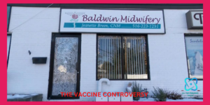 $300,000 fine imposed on a midwife who fabricated vaccination records for hundreds of school-age children.