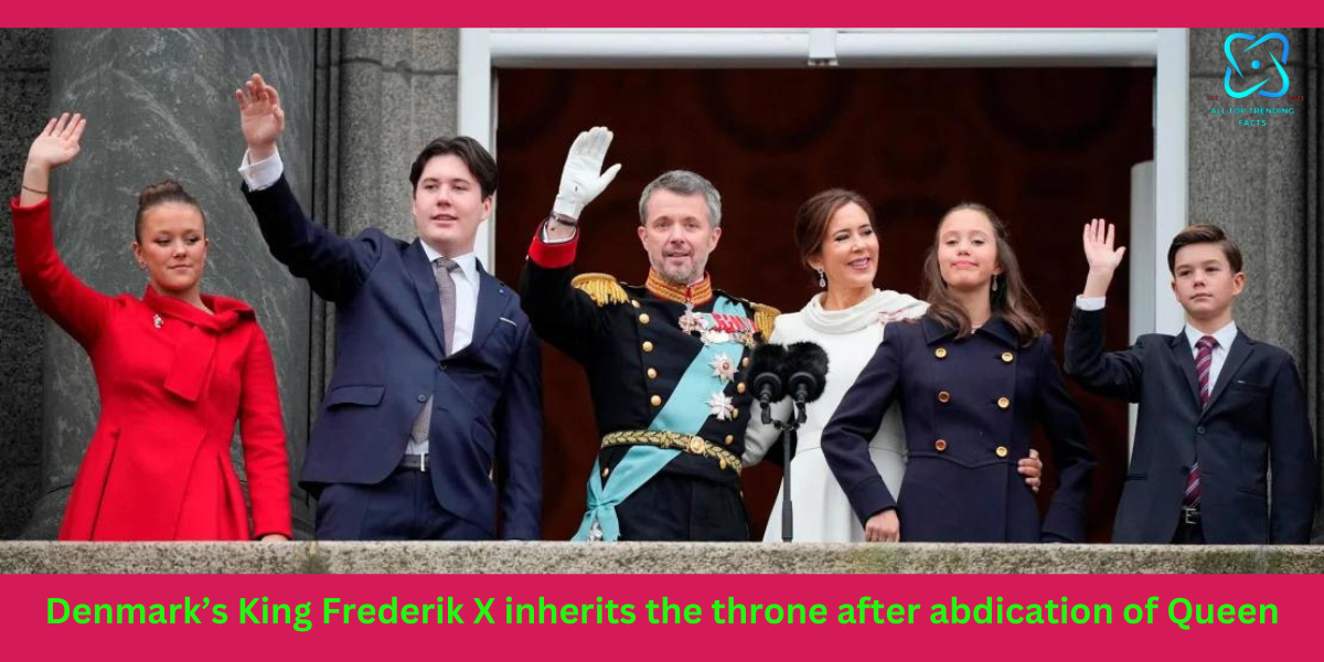 Denmark’s King Frederik X takes the throne after abdication of Queen