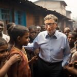 Bill Gates Visit to to Bhubaneswar Slum